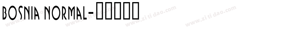 Bosnia Normal字体转换